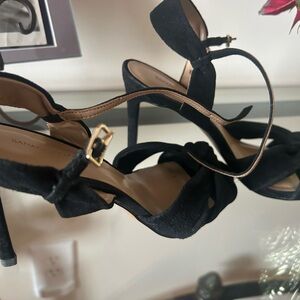 Banana Republic Black Suede Heels